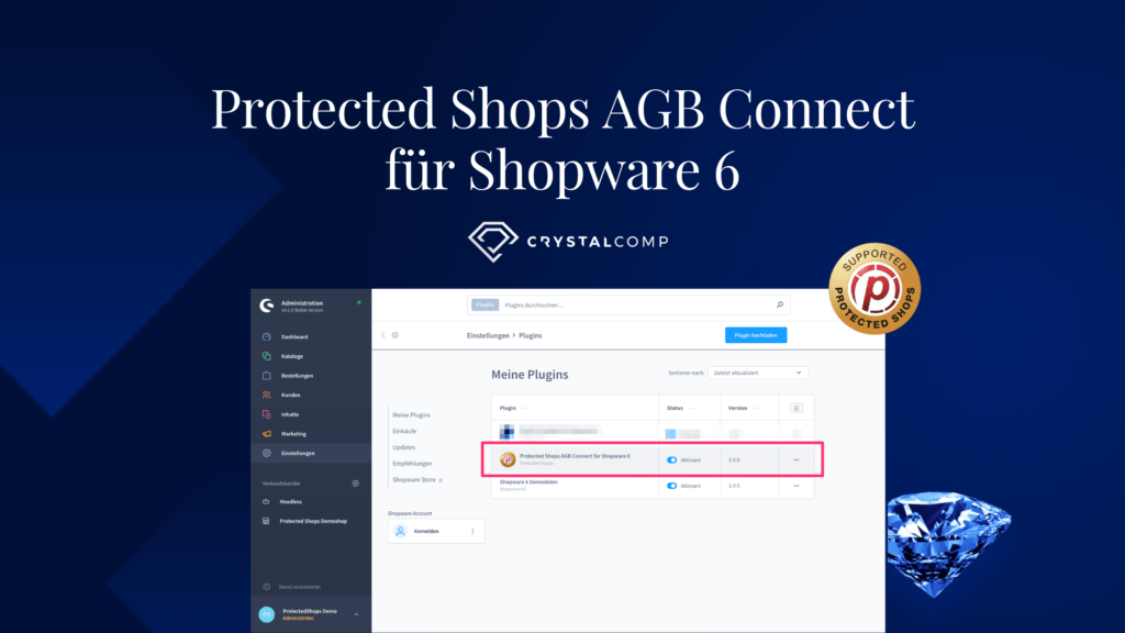 AGB-Schnittstelle für Shopware 6 Onlineshop