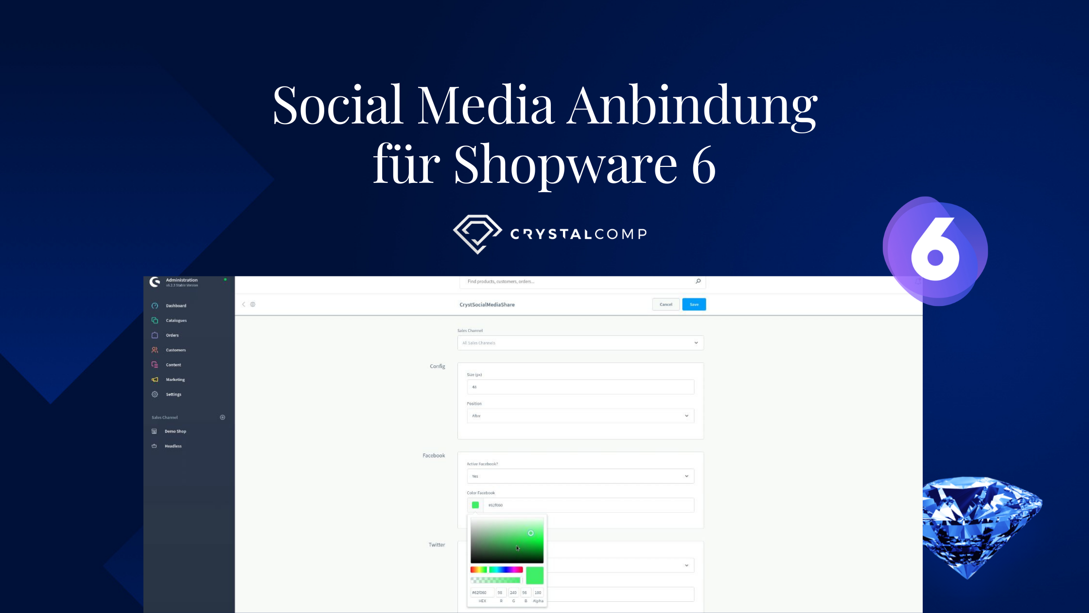 Social Media Anbindung für Shopware 6 – Anleitung