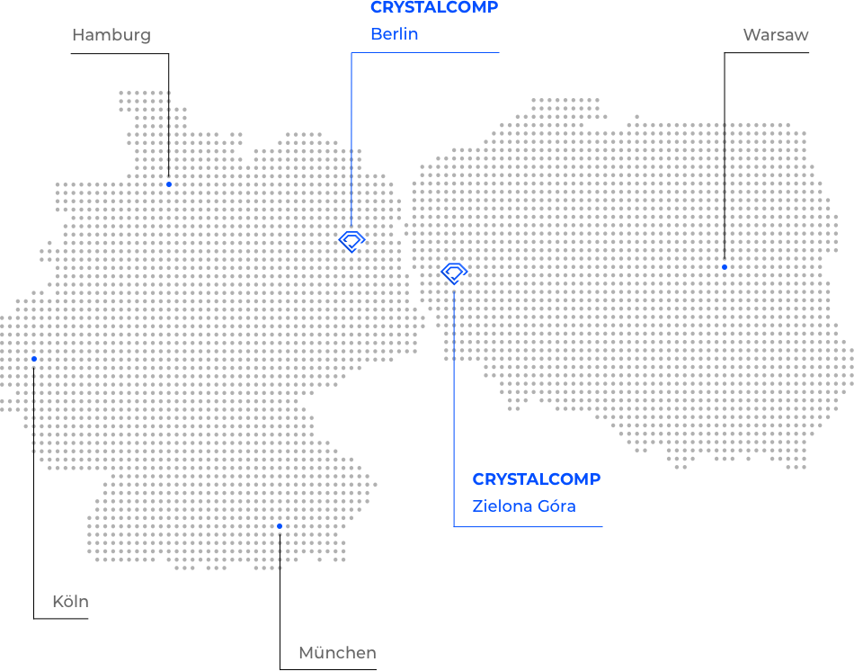 Standort der Internetagentur Crystalcomp